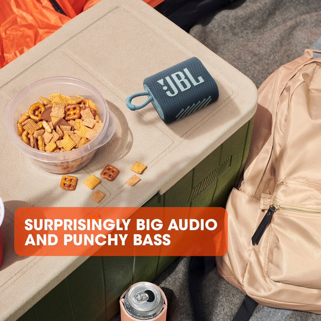 Go 3 - Portable Waterproof Speaker - Black - Puck's