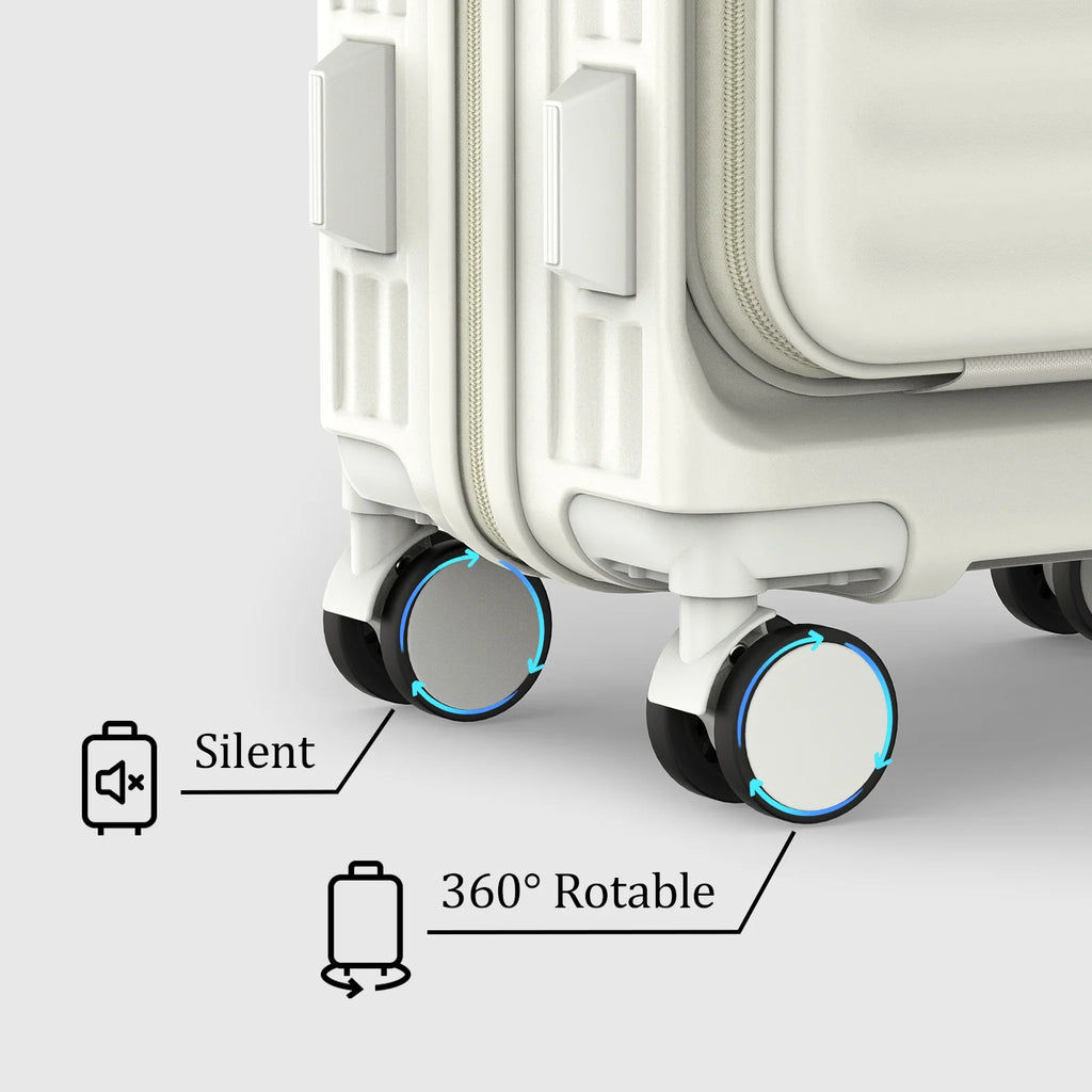 - 4 Luggage Sets PC Hardside Spinner Luggage -（Expandable Suitcase20"24"）28-In Checked Luggage - Puck's