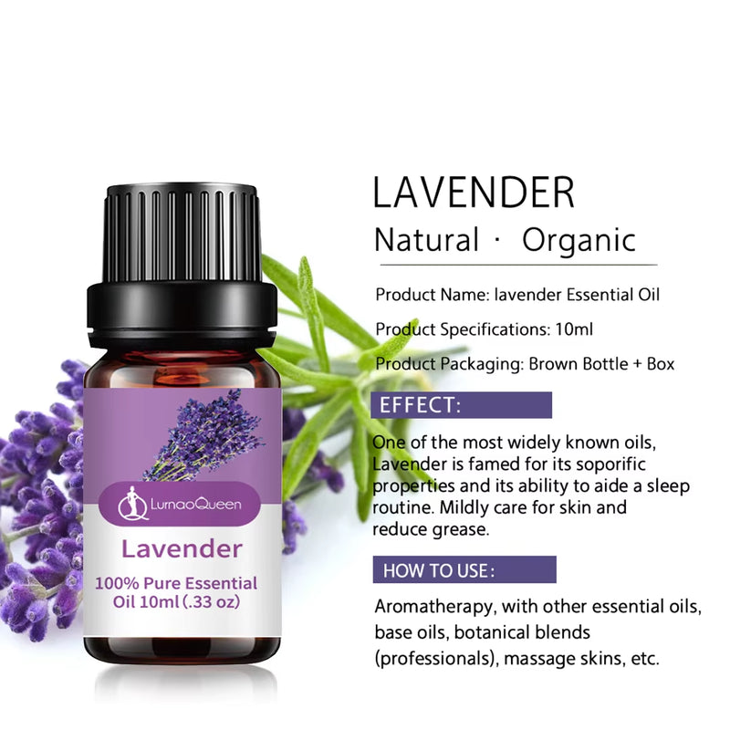 Essential Oils for Diffusers Home Essential Oil Aromatherapy Oil 100% Pure Essential Oils Set Candle Making Scents - Puck's