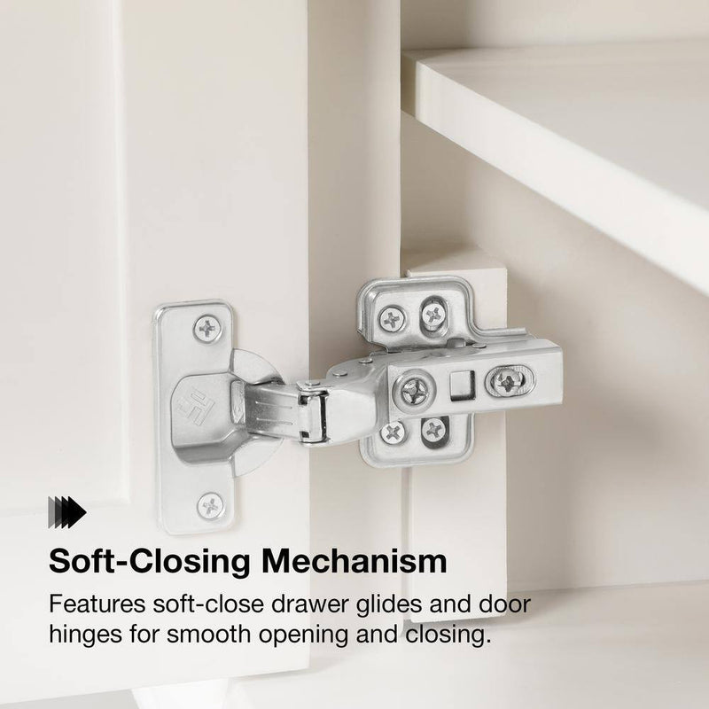 Sonoma 60 In. Dubbele wastafel off white badmeubel met Carrara marmeren blad (gemonteerd) - Puck's