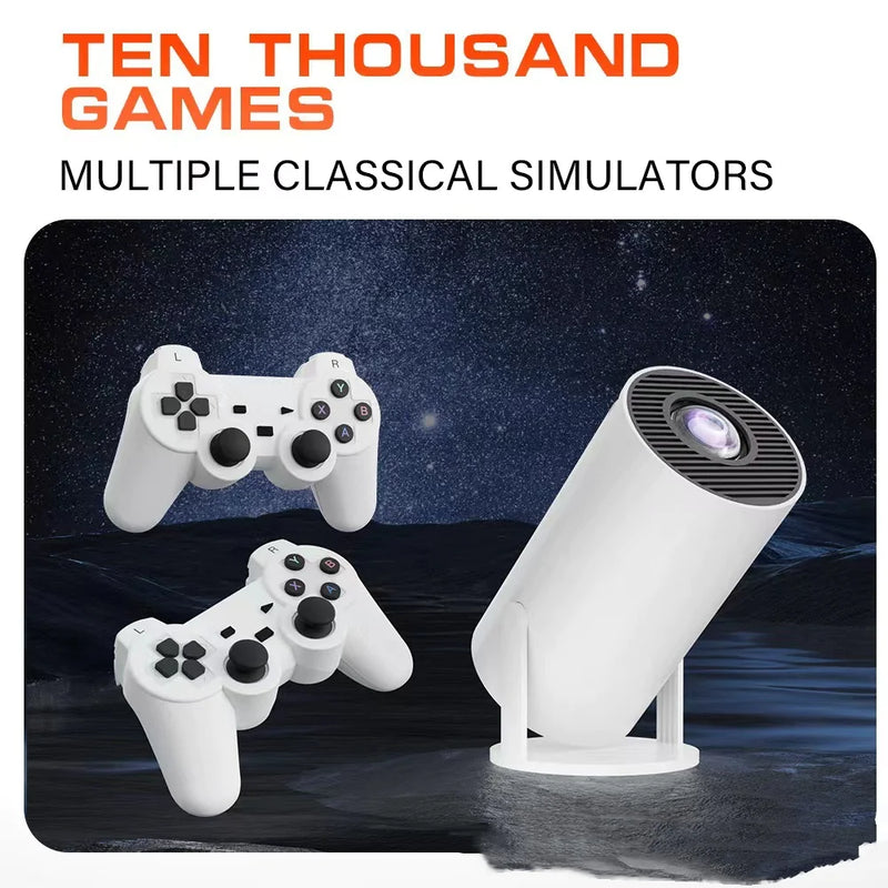 HY3000 4K 720P Android 11 Wifi6 Projector - Puck's