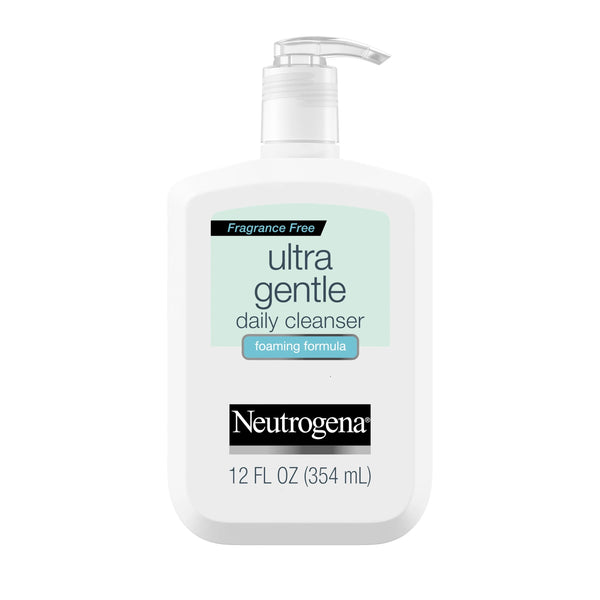 (2 paar) Geurvrije Ultra Milde Schuimende Gezichtsreiniger, 12 Fl. Oz - Puck's