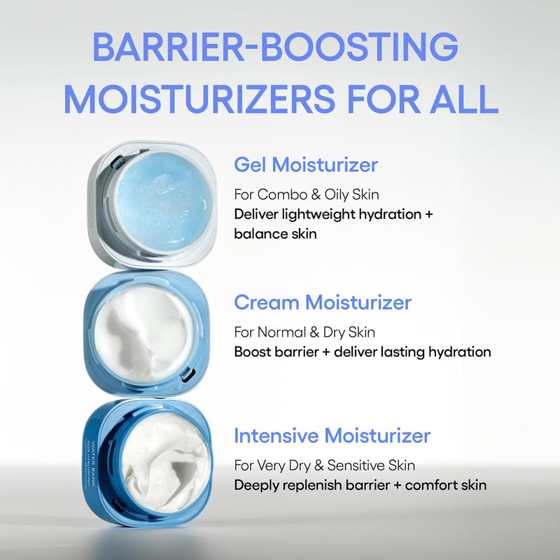 Water Bank Blue Hyaluronic Intensive Moisturizer with Peptides + Squalane: Eczema-Prone Skin, Barrier-Boosting, Nourish, Dryness - Puck's
