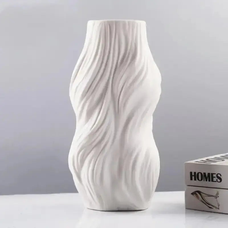 Ethereal Wave Vase Ceramic - Puck's