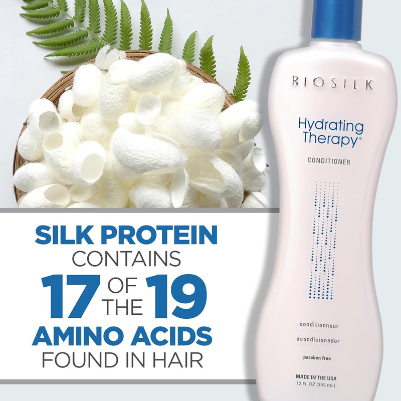 Hydrating Conditioner, Replenishes Moisture for Strong & Smooth Hair, Sulfate, Paraben, & Cruelty-Free, 12 Oz - Puck's
