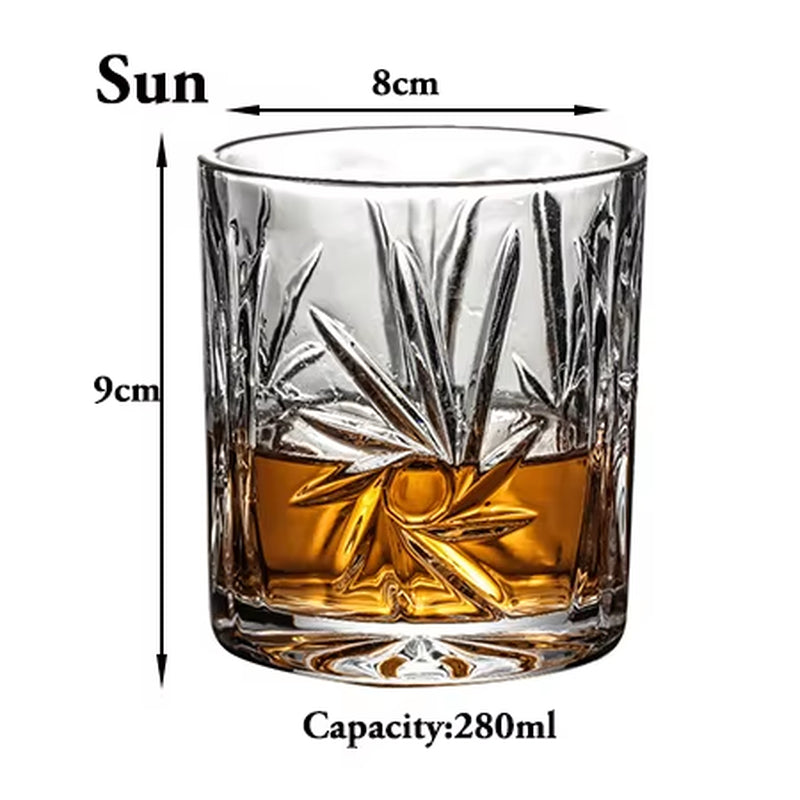 Whiskey Glasses,Scotch Glasses,Old Fashioned Whiskey Glasses/Perfect Gift for Scotch Lovers/Style Glassware for Bourbon/Rum - Puck's