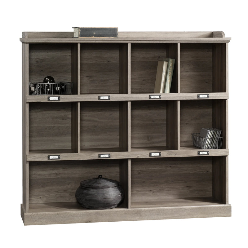 Barrister Lane Engineered Wood 10-Cubby Bookcase in Salt Oak - Puck's