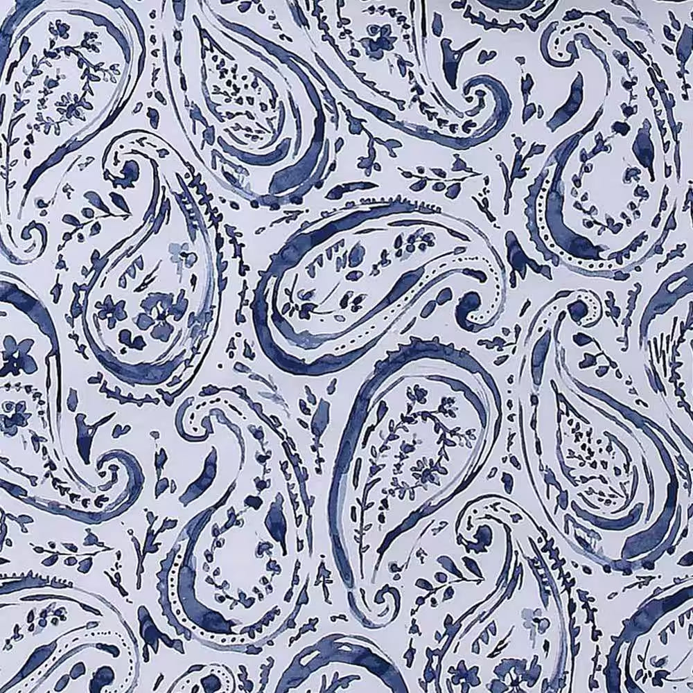 Indienne 3-Piece Blue Queen Comforter Set
