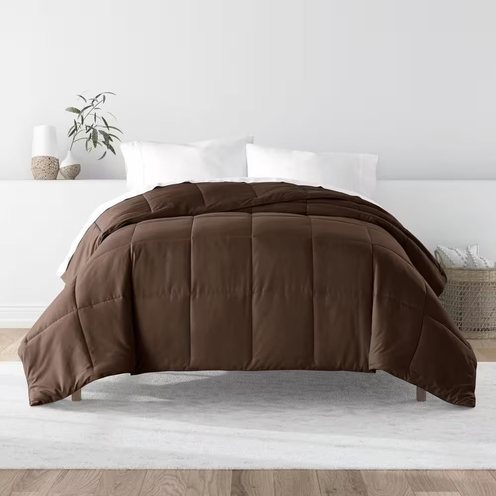 Performance Chocolate Solid King Comforter