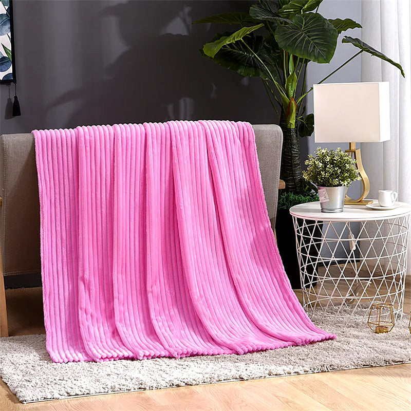 Warm Soft Flannel Bedspread Hugging Blanket Suitable for Sofa Bed Coral Fluffy Blankets Home Textile Sofa Throw Blanket 100X70Cm - Puck's
