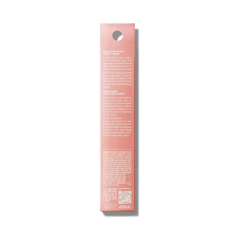 Halo Glow Blush Beauty Wand, Liquid Blush Wand for Radiant, Flushed Cheeks, Infused with Squalane, Vegan & Cruelty-Free, Rosé You Slay - Puck's
