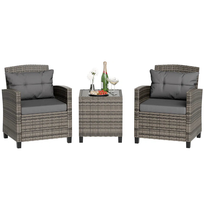 Arlayne 2 - Person Outdoor Seating Group with Cushions - Puck's