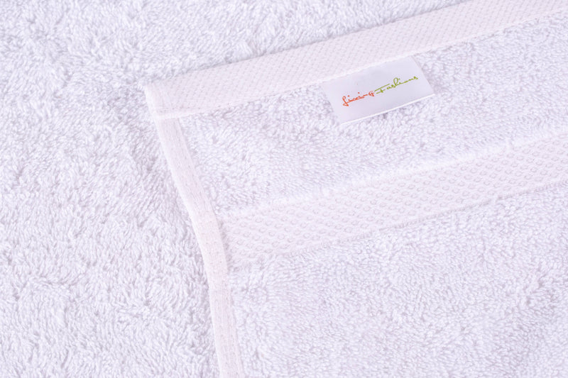 8 Pack Bath Towels Set - 2 Bathroom Towels, 2 Hand Towels, 4 Wash Cloths - Plush & Absorbent (White)