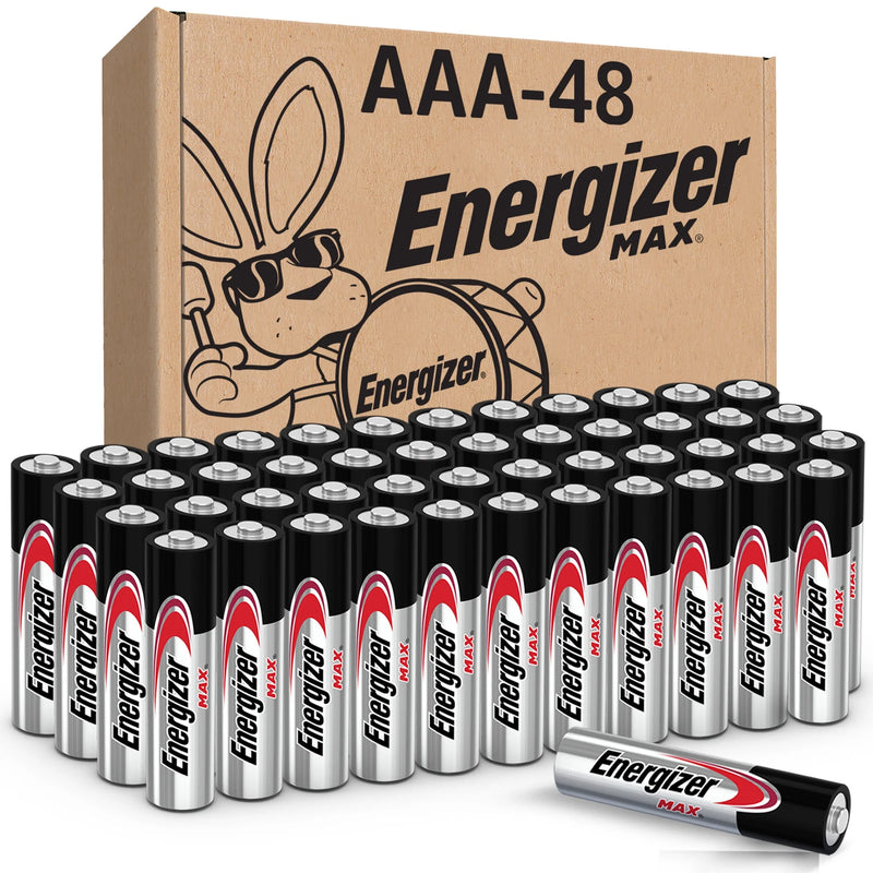 MAX AAA Batteries (48 Pack), Triple a Alkaline Batteries - Puck's
