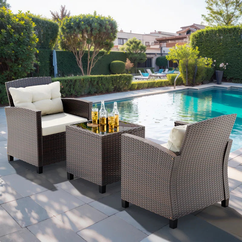 Arlayne 2 - Person Outdoor Seating Group with Cushions - Puck's