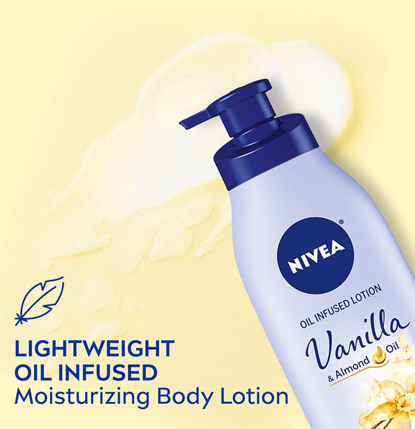 Vanilla and Almond Oil Infused Body Lotion, 50.7 Fl Oz, Pack of 3 - Puck's