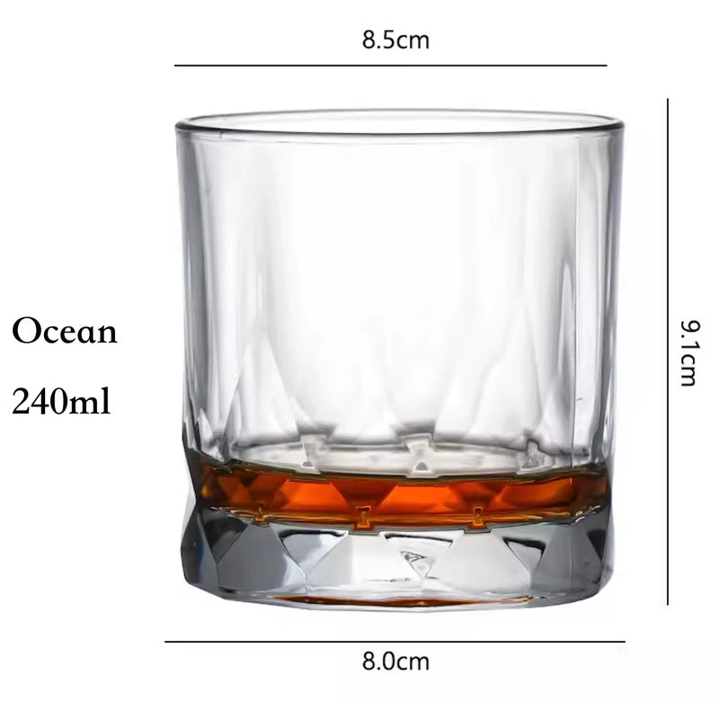 Whiskey Glasses,Scotch Glasses,Old Fashioned Whiskey Glasses/Perfect Gift for Scotch Lovers/Style Glassware for Bourbon/Rum - Puck's