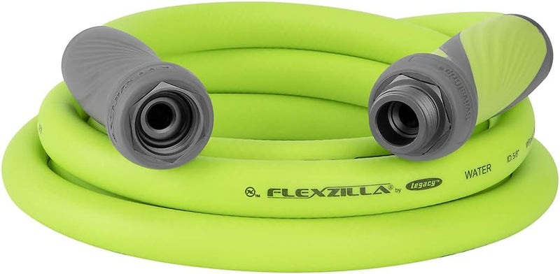 Garden Lead-In Hose with Swivelgrip, 5/8 In. X 10 Ft., Heavy Duty, Lightweight, Drinking Water Safe, Zillagreen - HFZG510YWS-E - Puck's