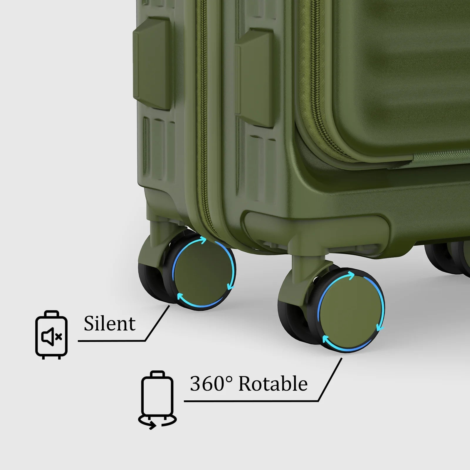 - 4 Luggage Sets PC Hardside Spinner Luggage -（Expandable Suitcase20"24"）28-In Checked Luggage - Puck's