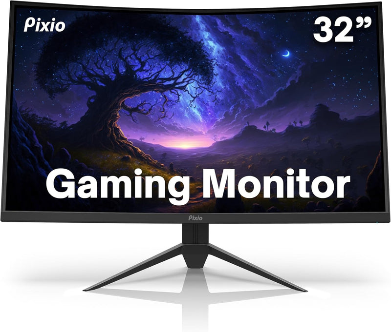 PXC325 32 Inch 165Hz Refresh Rate FHD 1080P Resolution 1500R Curve VA Panel 1Ms Response Time Adaptive Sync HDR Curved Gaming Monitor - Puck's