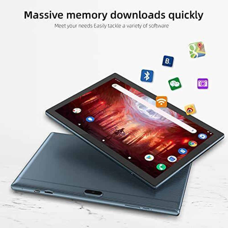 Tablet Android 12 Tablet 10 Inch Tablet 64GB Storage Tablets 4GB RAM Blue - Puck's