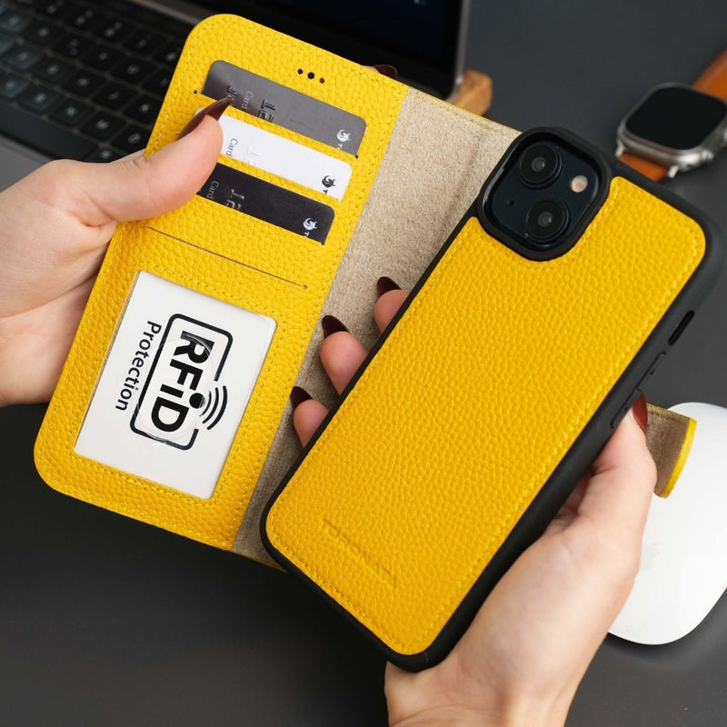 Casper iPhone 16 Wallet Case Leather MagSafe - Puck's