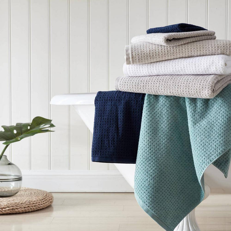 Northern Pacific 6-Piece White Cotton Towel Set