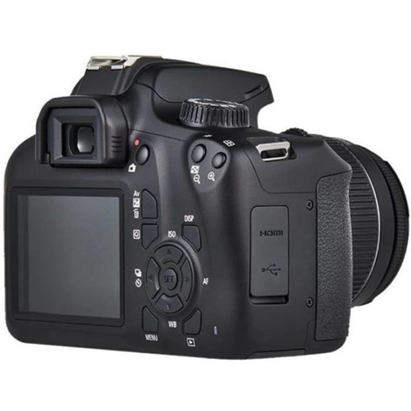 Canon EOS 4000D / Rebel T100 DSLR Camera + EF-S 18-55Mm Lens + Sandisk 64GB Memory Card +  Bundle - Puck's