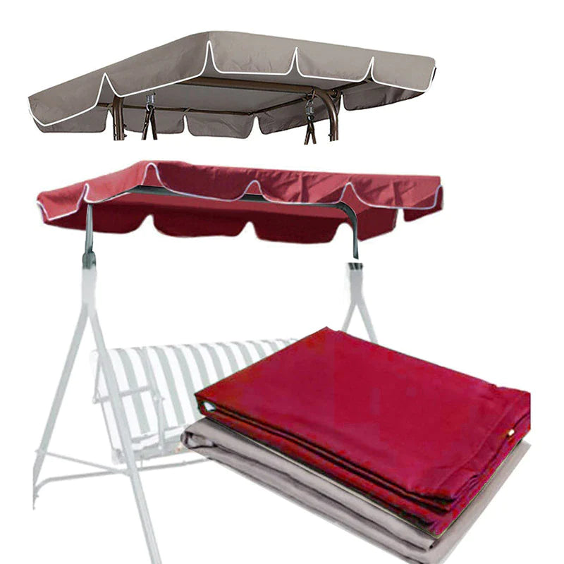 77"X43" Patio Outdoor Garden Swing 300D Canopy Replacement Porch Top Cover Seat - Puck's