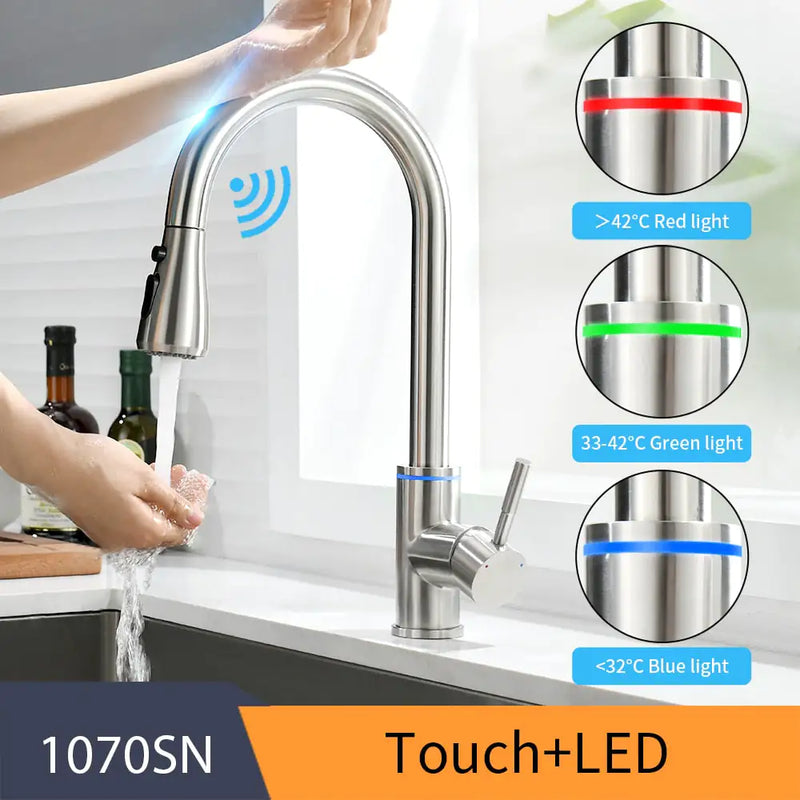 Kitchen Smart Touch Faucets - Puck's