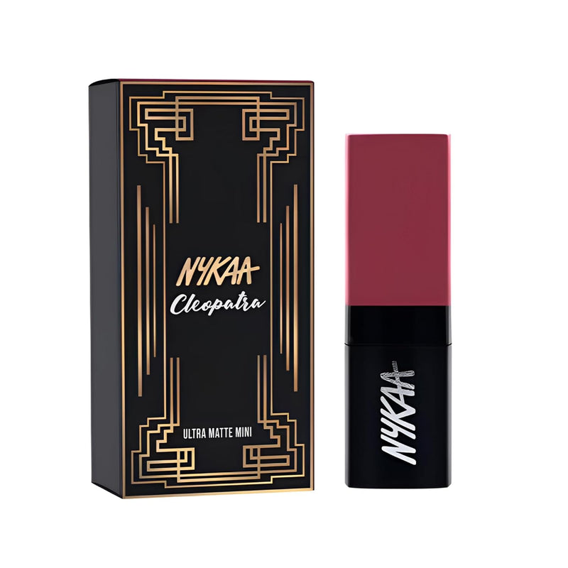 Cosmetics Ultra Matte Mini Lipstick - Nourishing Lip Makeup with Intense Color Payoff - Lip Color with Velvety Texture - 08 Cleopatra - 0.06 Oz - Puck's