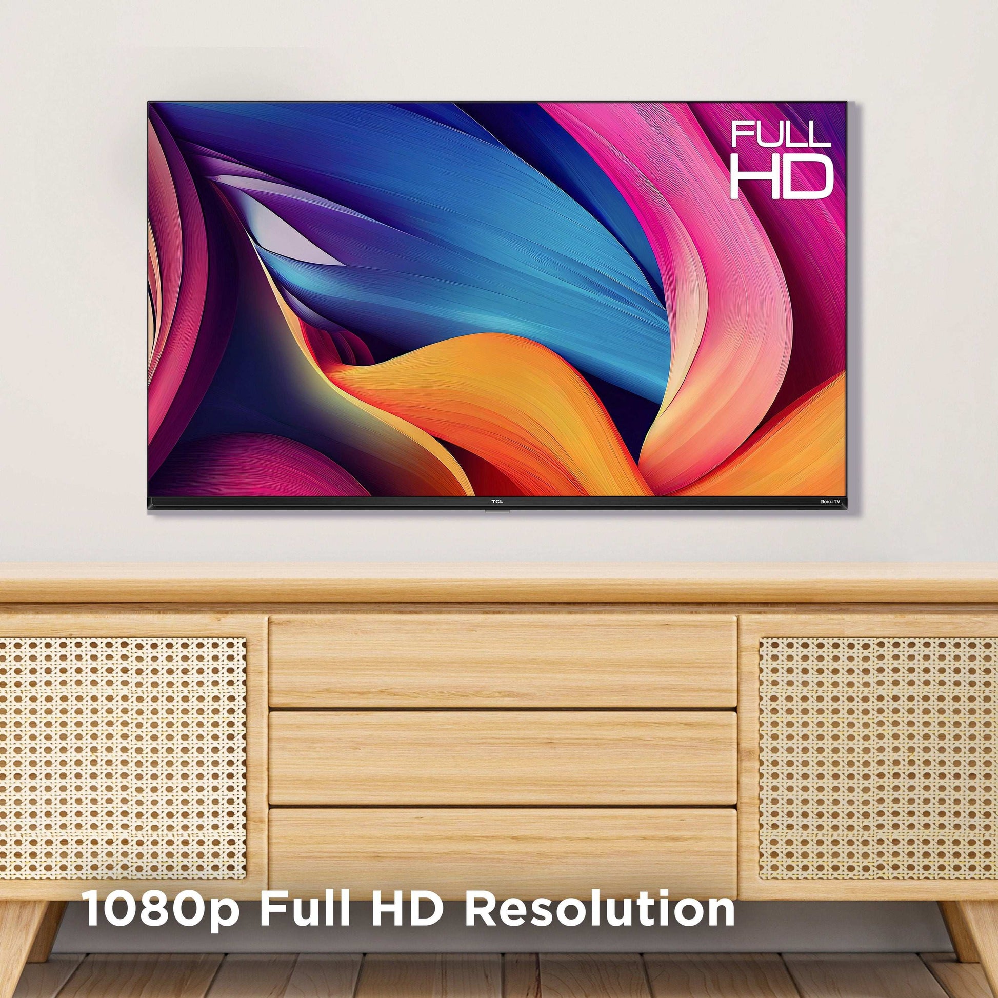 43" Class S3 (43S310R) 1080P FHD LED Smart TV with Roku TV (New) - Puck's