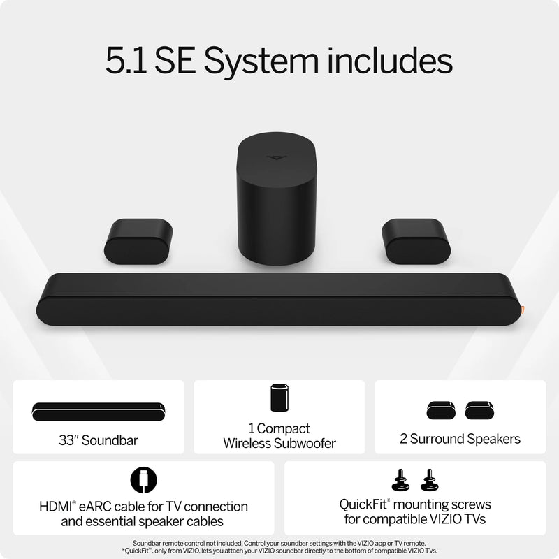 5.1 Soundbar SE with Dolby Atmos and DTS:X (NEW) SV510X-0806 - Puck's