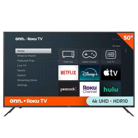 . 50” Class 4K UHD (2160P) LED Roku Smart Television HDR (100012585) - Puck's Puck's