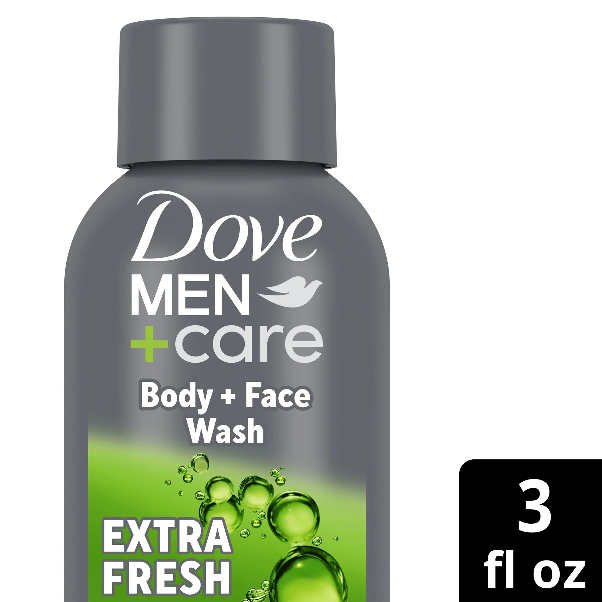 (3 Pack) Dove Refreshing & Nourishing Body Wash for Men Extra Fresh, 3 Oz