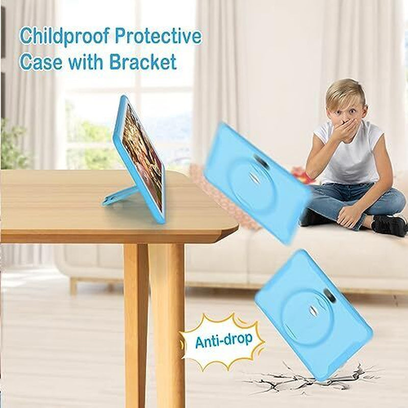 Kids Tablet, Android Tablet for Kids 10.1 Inches, 64GB Kids Tablet with Blue - Puck's
