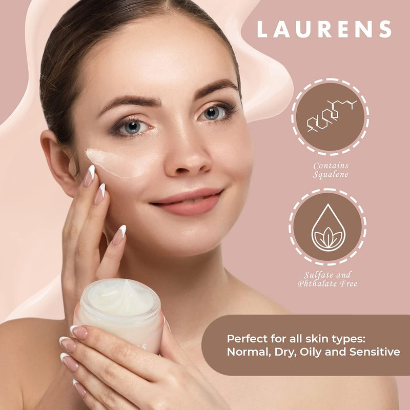 Hydrating Moisturizer from - Dry Skin Face Moisturizer with Hyaluronic Acid, Jojoba Seed & Apricot Kernel Oil- Irritation-Free Moisturizing Face Cream for Sensitive Skin- 1 Fl Oz - Puck's