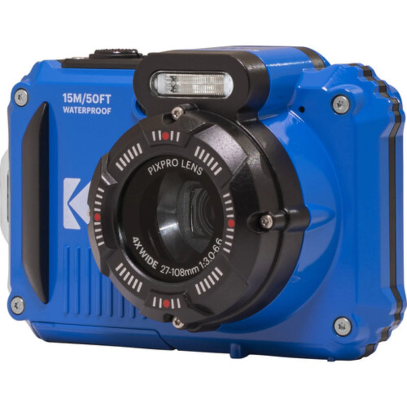 PIXPRO WPZ2 - Digital Camera - Compact - 16.35 MP - 1080P / 30 Fps - 4X Optical Zoom - Wi-Fi - Underwater up to 45 Ft - Puck's