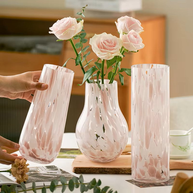 Medieval Glass Vase Pink - Puck's