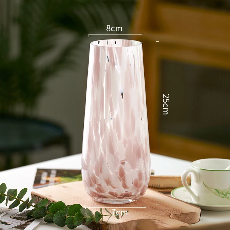 Medieval Glass Vase Pink - Puck's