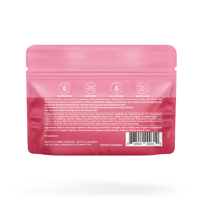 Multivitamin Gummy with Angelica Strawberry 12-Pack - Puck's