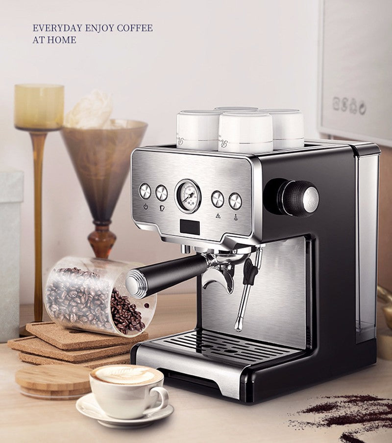 Espresso Coffee Maker Stainless Steel Italian Coffee Machine - Puck's