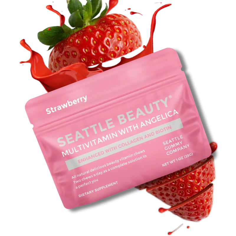 Multivitamin Gummy with Angelica Strawberry 12-Pack - Puck's