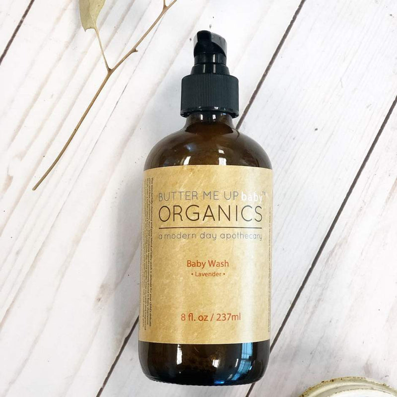 Organic Baby Wash Gentle Lavender Safe Non-GMO - Puck's