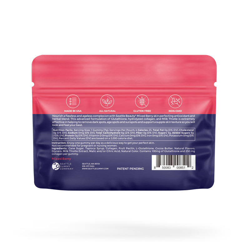Mixed Berry Skin Perfection Gummies 12-Pack - Puck's