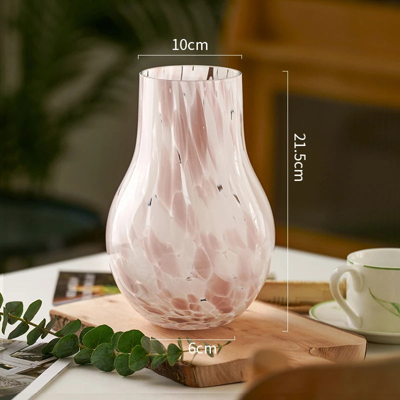 Medieval Glass Vase Pink - Puck's