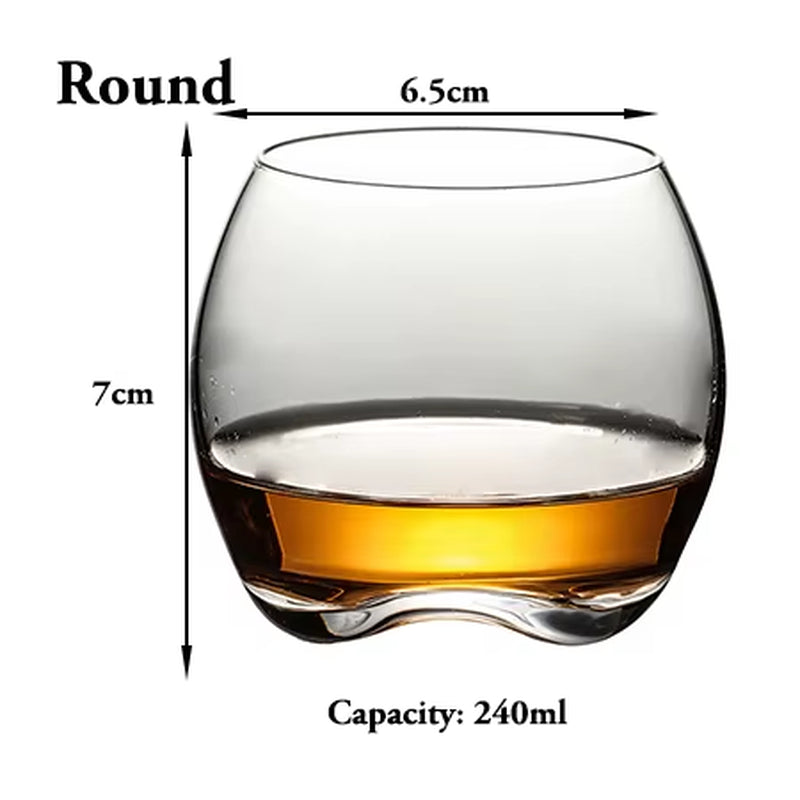 Whiskey Glasses,Scotch Glasses,Old Fashioned Whiskey Glasses/Perfect Gift for Scotch Lovers/Style Glassware for Bourbon/Rum - Puck's