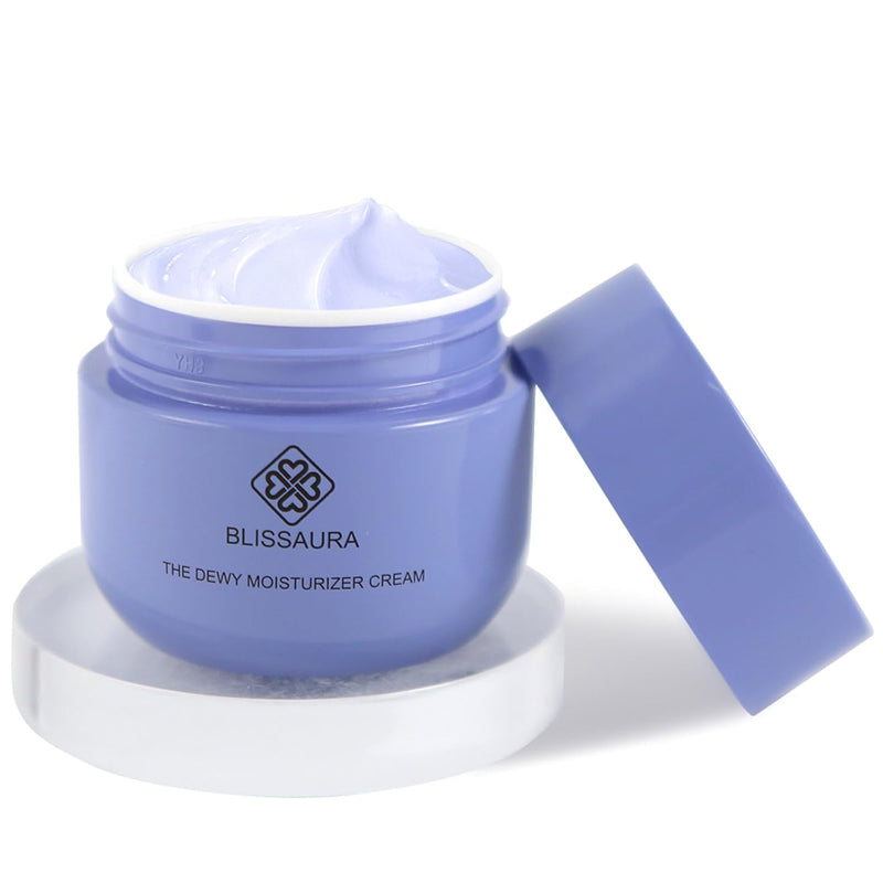 The Dewy Moisturizer Cream Anti-Aging Face Moisturizer Dewy Skin Cream for Women with Purple Rice & Hyaluronic Acid for Radiant, Hydrated Skin 50Ml/1.7 Fl Oz - Puck's