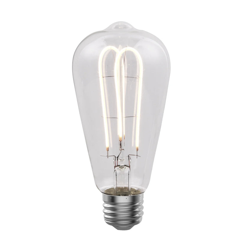 ST19 LED Vintage Bulb 4W(40 Equivalent) Daylight, Dimmable E26 Base(2 Pack) - Puck's