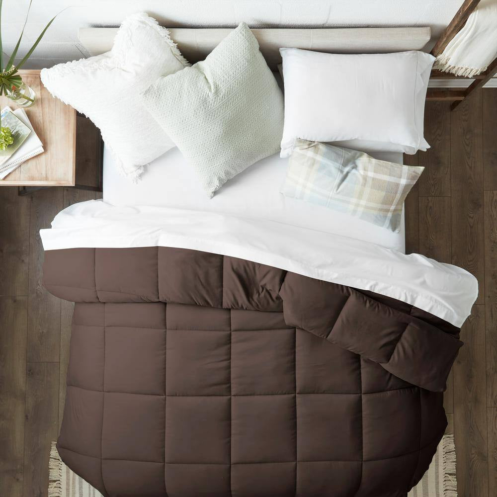 Performance Chocolate Solid King Comforter
